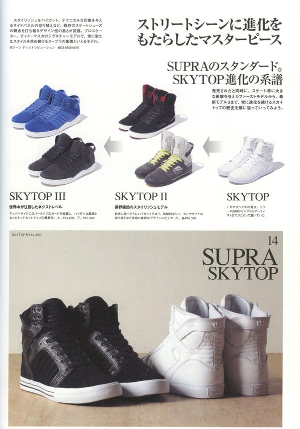 supra スニーカー 歴史